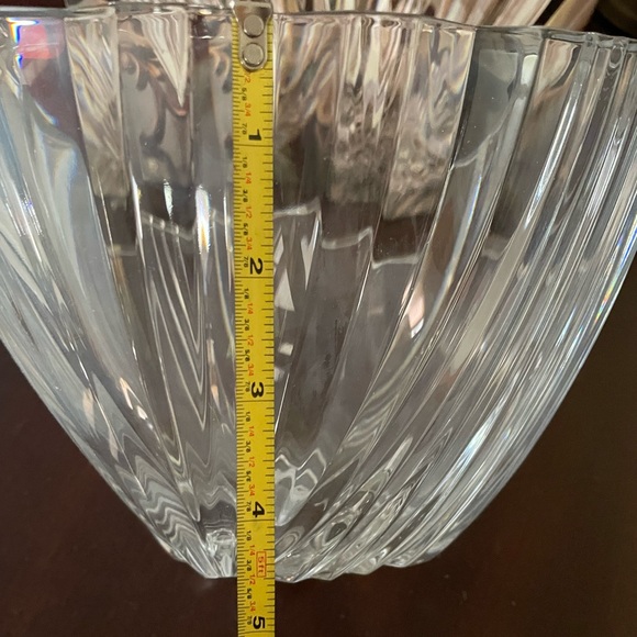 CRISTAL D'ARQUES  8” LEAD GLASS FRUIT BOWL - Picture 9 of 9